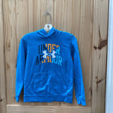 BOYS UNDER ARMOUR CYAN HOODIE YMD 10