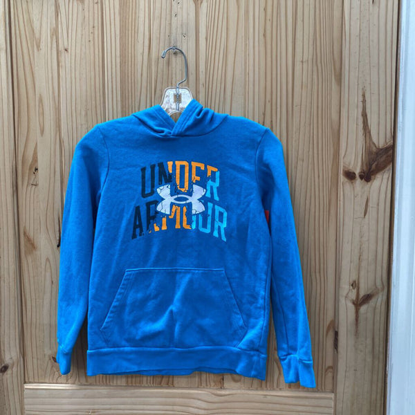 BOYS UNDER ARMOUR CYAN HOODIE YMD 10