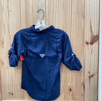 BOYS COLUMBIA NAVY BLUE SHIRT M 10/12