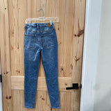 WOMENS AEROPOSTALE DENIM DIST. JEANS 2