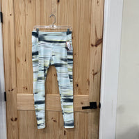 WOMENS DSG LEGGINGS AQUA/GREEN/YELLOW M NWT