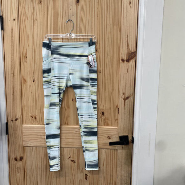 WOMENS DSG LEGGINGS AQUA/GREEN/YELLOW M NWT