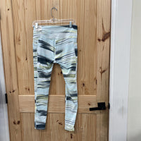 WOMENS DSG LEGGINGS AQUA/GREEN/YELLOW M NWT