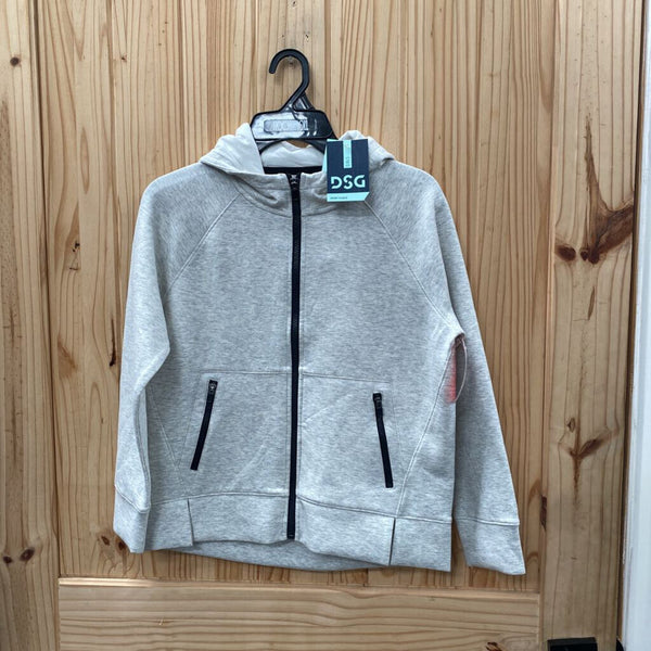 GIRLS DSG LT GREY JACKET M 10/12 NWT