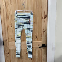 WOMENS DSG LEGGINGS AQUA/GREEN/YELLOW M NWT