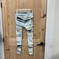 WOMENS DSG LEGGINGS AQUA/GREEN/YELLOW M NWT