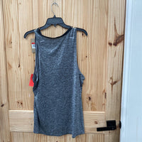 MENS NIKE TANK GREY/WHITE L NWT