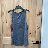 MENS NIKE TANK GREY/WHITE L NWT