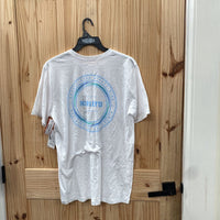 MENS HURLEY WHITE/SKY BLUE SHIRTS M NWT