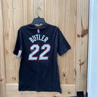 BOYS NIKE BUTLER #22 SHIRT BLK/WHITE/RED L 14/16 NWT