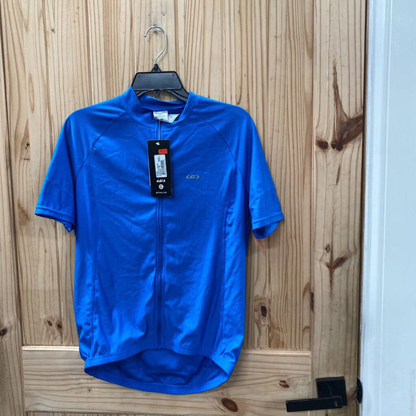 MENS GARNEAU BLUE JERSEY SHIRT M NWT