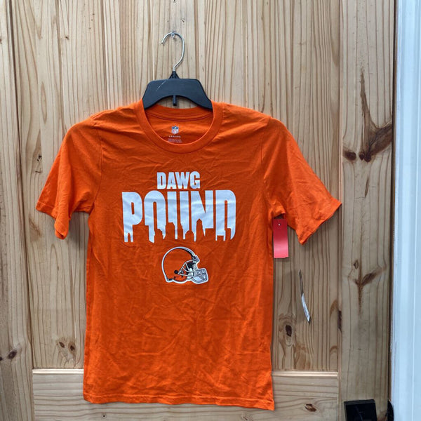 BOYS DAWG POUND ORANGE/WHITE SHIRT L 14/16 NWT