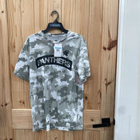 MENS NIKE PANTHERS GREY CAMO SHIRT M NWT