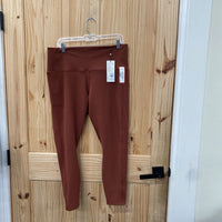 WOMENS CALIA BROWN LEGGINGS XXL NWT