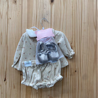 GIRLS DRESS SET 0/3M NEW