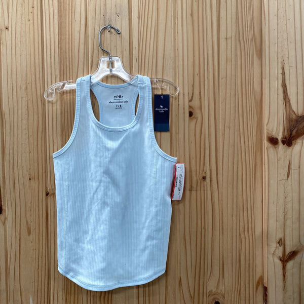 GIRLS ABERCROMBIE SKY BLUE TANK 7/8 NWT