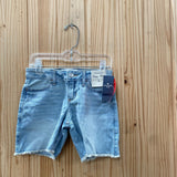 GIRLS ABERCROMBIE LT DENIM JEAN SHORTS 5/6 NWT
