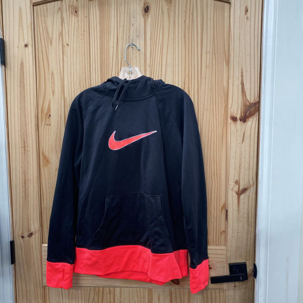 WOMENS NIKE HOODIE PINK/BLK L
