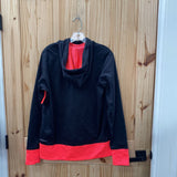 WOMENS NIKE HOODIE PINK/BLK L