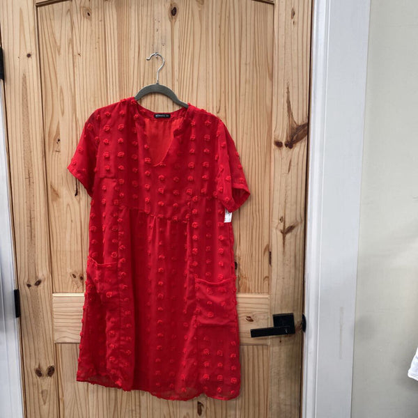 WOMENS MIHOLL RED CASUAL DRESS M