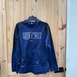 MENS NIKE ELITE NAVY BLUE HOODIE M