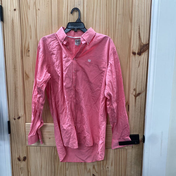 MENS CINCH LS BUTTON UP SHIRT L