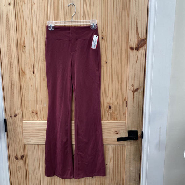 WOMENS HALARA DK WINE PANTS XS NWOT