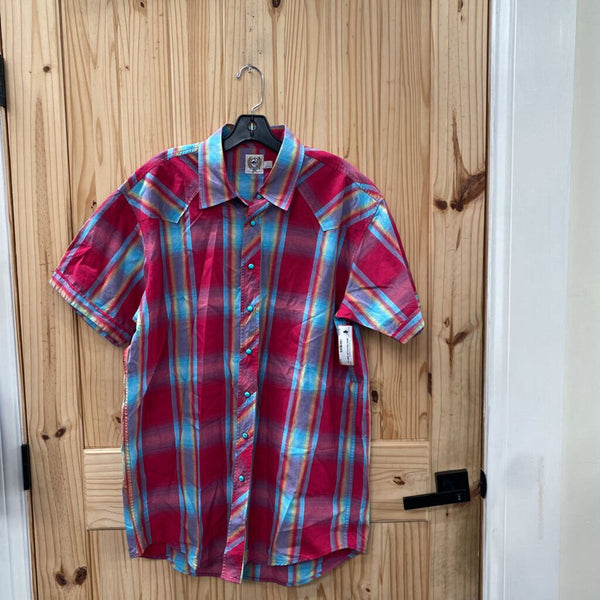 MENS CINCH PLAID SHIRT XL