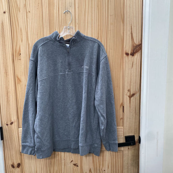 MENS COLUMBIA GREY PULLOVER XXL