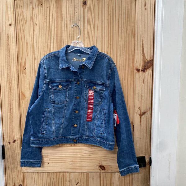 WOMENS SEVEN DENIM JACKET XL NWT