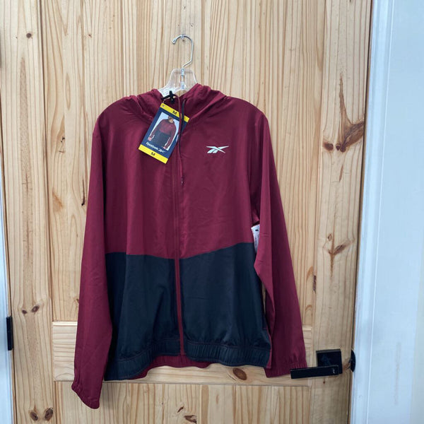 MENS REEBOK JACKET DK WINE M NWT