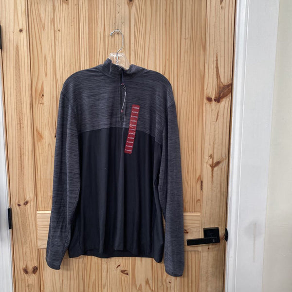 MENS GAPFIT CHARCOAL GREY PULLOVER XL NWT