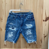 MENS AMERICAN EAGLE DENIM DIST. JEAN SHORTS 29