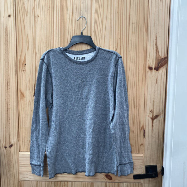 MENS RECLAIM LS GREY THERMAL SHIRT L