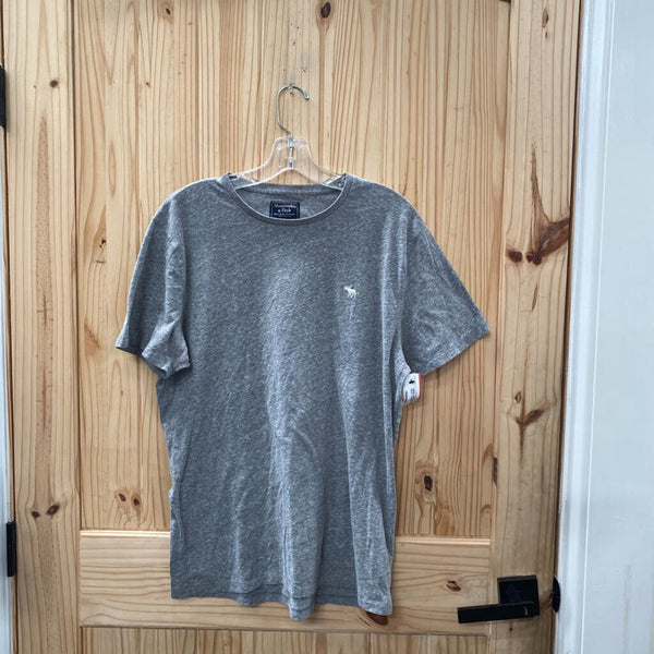 MENS ABERCROMBIE & FITCH GREY T-SHIRT L