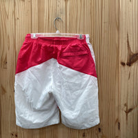 MENS NIKE SHORTS DK PINK/WHITE S
