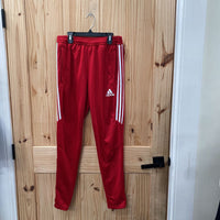 MENS ADIDAS JOGGERS RED/WHITE M