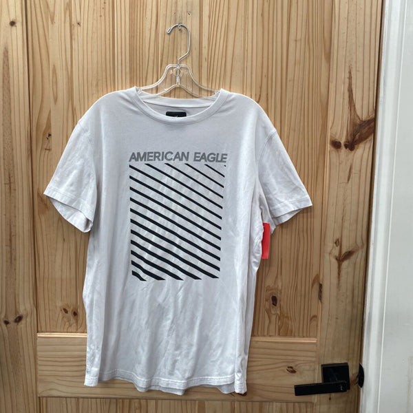 MENS AMERICAN EAGLE WHITE T-SHIRT L