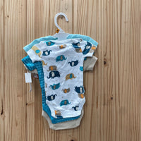 BOYS 4 PACK ONESIE NEWBORN