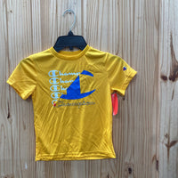 BOYS CHAMPION SHIRT YELLOW/WHITE/BLUE 5