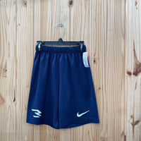 BOYS NIKE 3 NAVY BLUE/WHITE SHORTS M 10