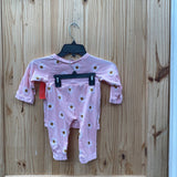 GIRLS 2PC SET PINK W/FLOWERS 100 2T