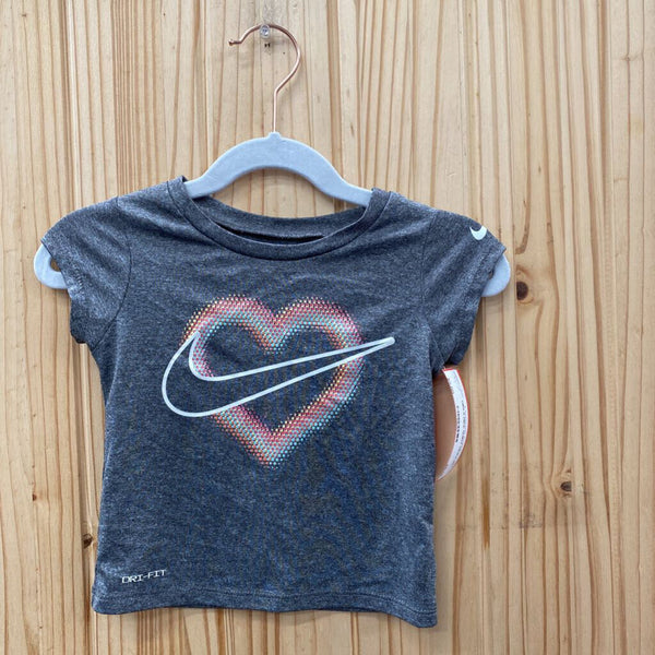 GIRLS NIKE SHIRT GREY 2T