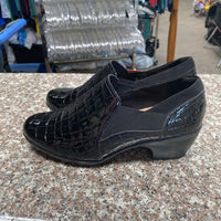 WOMENS CLARKS BLACK CASUAL SHOES 7 1/2