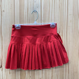WOMENS RED SKORT M