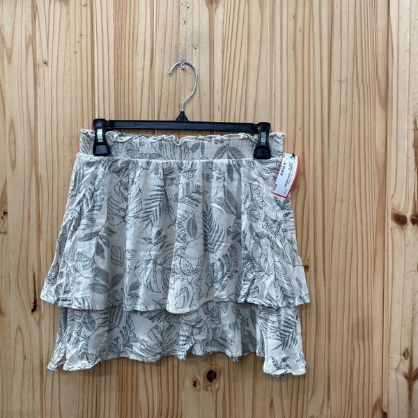 WOMENS TAUPE/GREEN SKIRT M