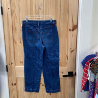 WOMENS THE LOFT DK DENIM JEANS 10