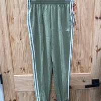 GIRLS ADIDAS JOGGERS SAGE/WHITE XL 14 NWT