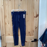 WOMENS UNDER ARMOUR NAVY BLUE LEGGINGS M