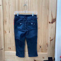 WOMENS 1822 DK DENIM CAPRIS 27